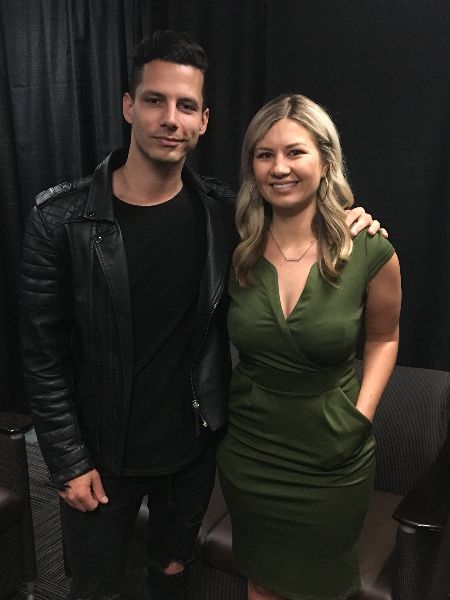 Carissa Lehmkuhl with Devin Dawson.